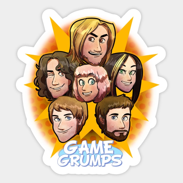 Game Grumps Sticker by psychohog